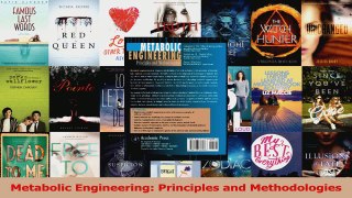 Metabolic Engineering Principles and Methodologies PDF Full Ebook