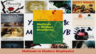 Methods in Modern Biophysics Read Online