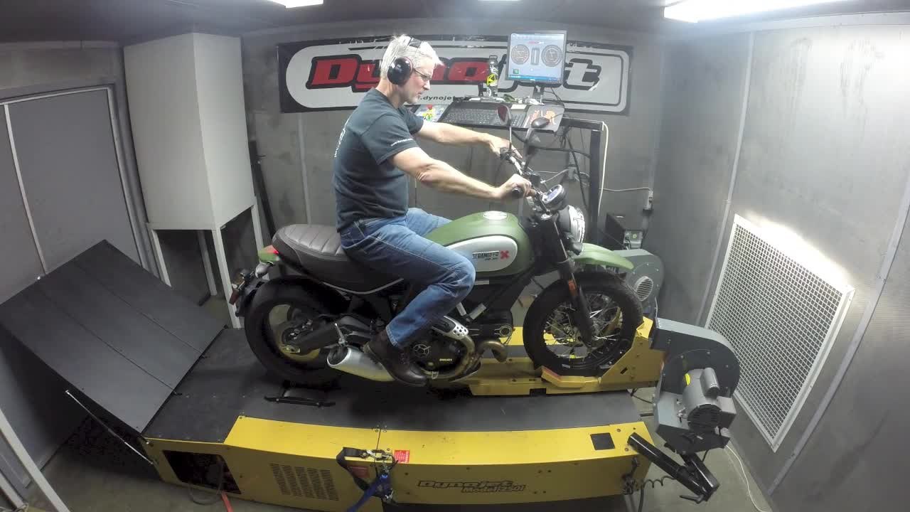 2016 Ducati Scrambler Urban Enduro DYNO VIDEO