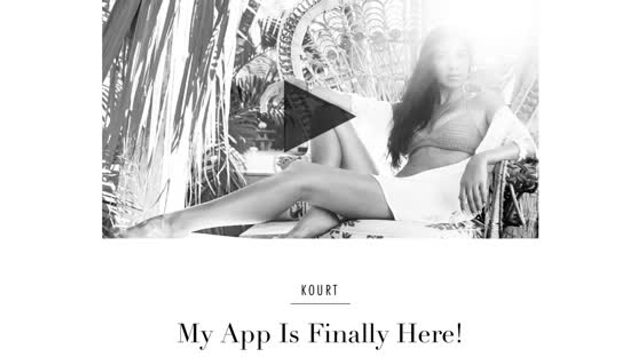 Kourtney Kardashian bringt endlich ihre eigene App heraus