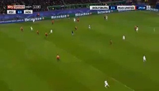 Julian Draxler Goal Wolfsburg 2-1 Manchester United 08.12.2015 HD