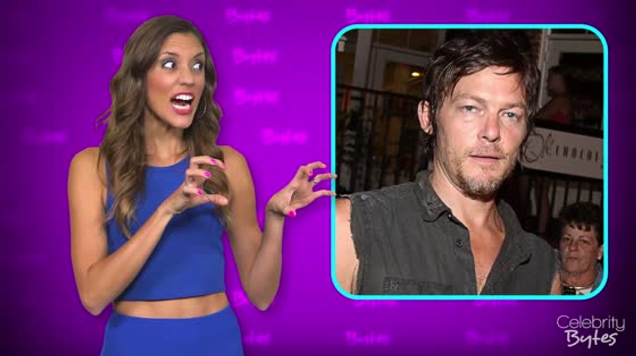 Norman Reedus Meets a Real Life Zombie!