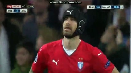 Cristiano Ronaldo Free Cick Goal 3-0 REAL MADRID VS MALMO FF (Champions League) 08.12.2015