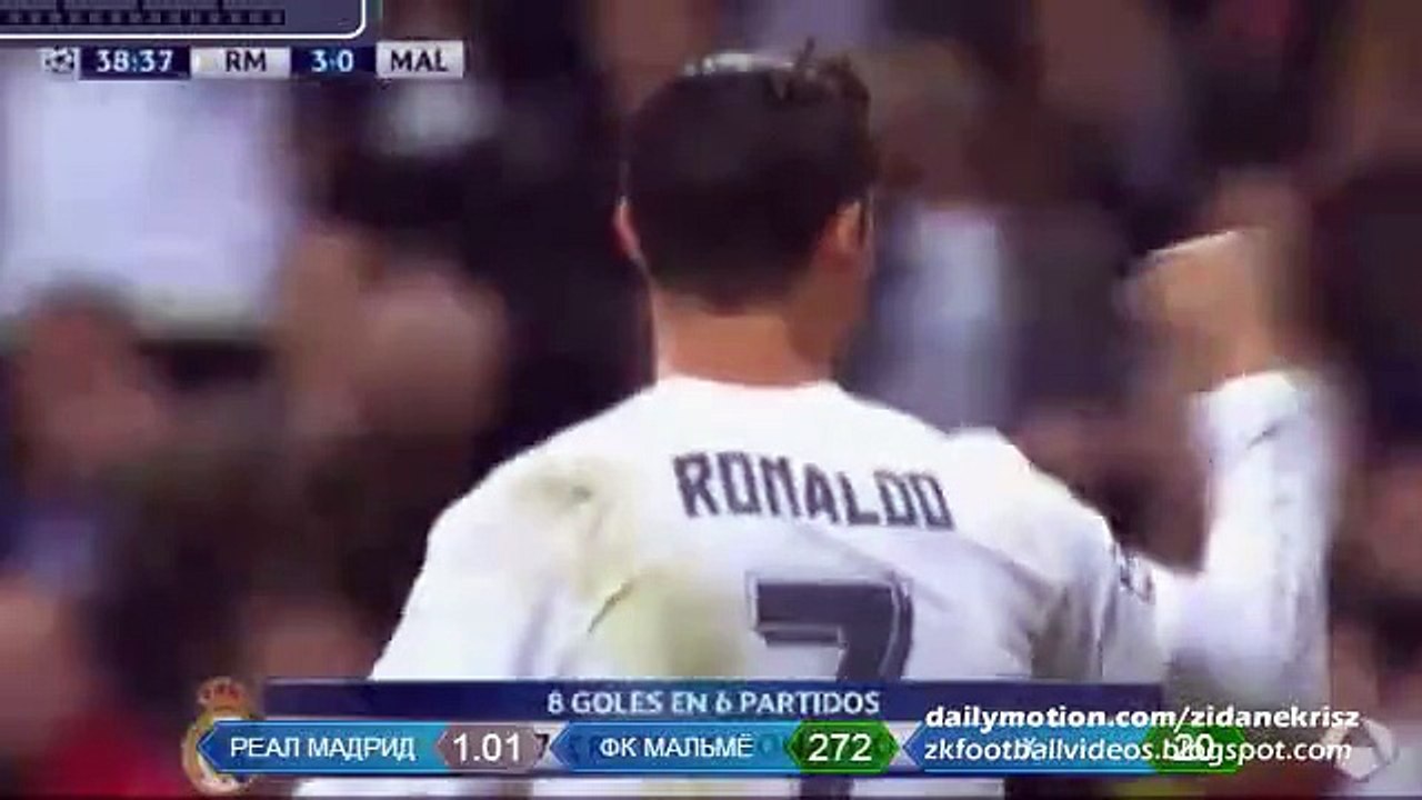 Cristiano Ronaldo 3-0 Amazing Free-Kick _ Real Madrid v. Malmö Champions League 08.12.2015 HD