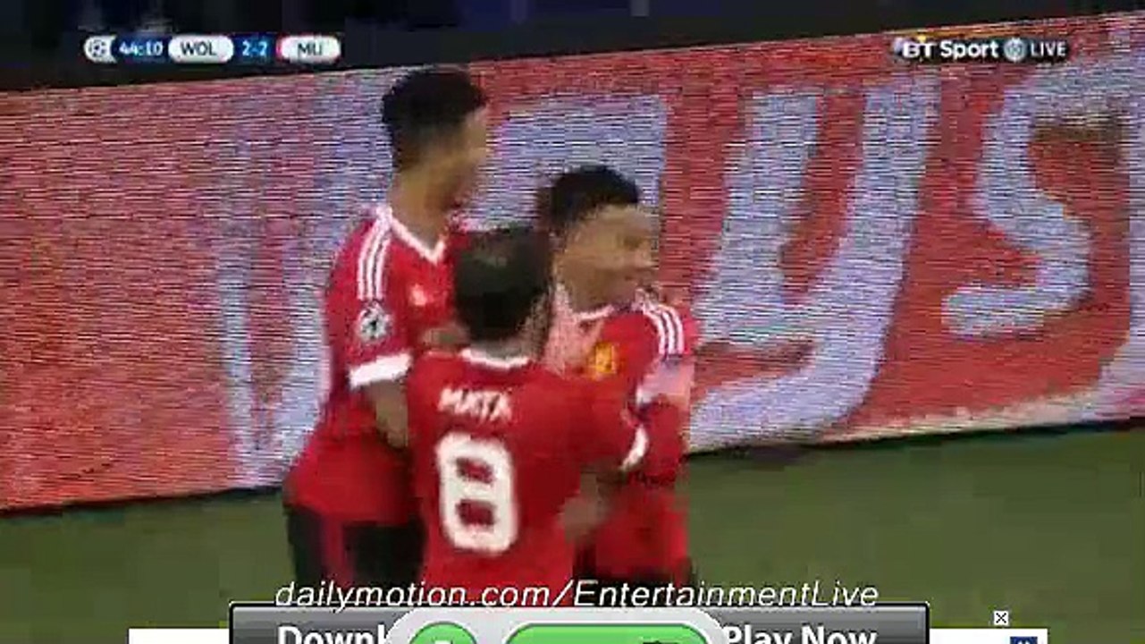 1st Half Goals & Highlights WOLFSBURG 2-1 MANCHESTER UNITED UCL