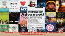 Read  Windows Nt 4 Advanced Programming Windows Nt Professional Library Ebook Free