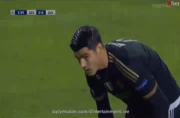 1st Half HIGHLIGHTS SEVILLA 0-0 JUVENTUS UCL