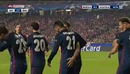 1st Half All Goals & Highlights  Benfica 0-1 Atl. Madrid - 08-12-2015 HD