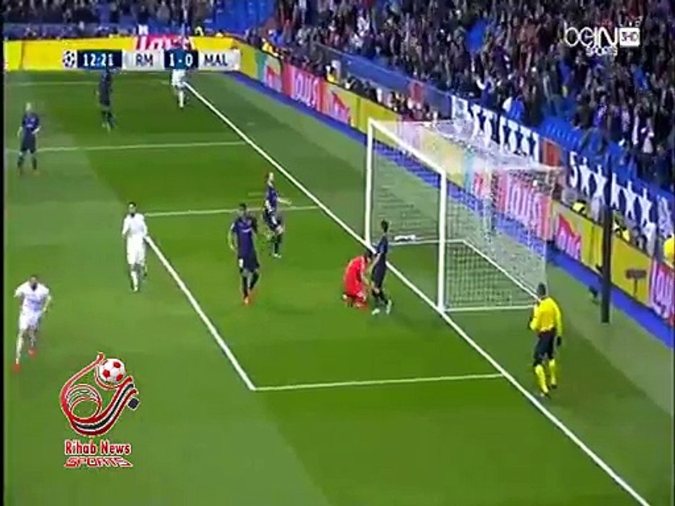 اهداف الشوط الاول لمباراه ( ريال مدريد 3-0 مالمو ) دورى ابطال اوروبا