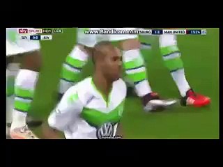 Rodriguez Naldo FANTASTIC GOAL WOLFSBURG 1-1 MANCHESTER UNITED 8-12-2015