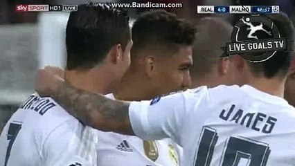 Cristiano Ronaldo Amazing Second Goal - Real Madrid 4-0 Malmo FF - UCL - 08.12.2015