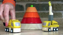 Plan TRUCK & CRANE TOYS Demo - Build a Color PYRAMID! Children's Educational Video , hd online free Full 2016 , hd online free Full 2016