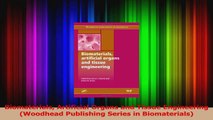 Biomaterials Artificial Organs and Tissue Engineering Woodhead Publishing Series in PDF Full Ebook