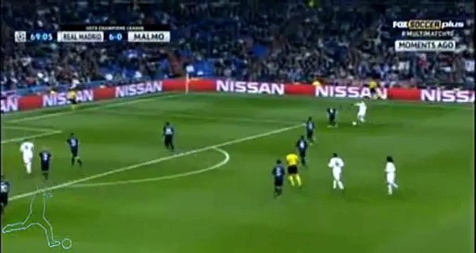 Mateo Kovacic Amazing First Goal For REAL | Real Madrid 7-0 Malmo 8-12-2015