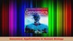 Genomics Applications in Human Biology Download Full Ebook