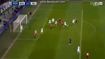 Josuha Guilavogui Auto Goal 2-2 Wolfsburg vs Manchester United