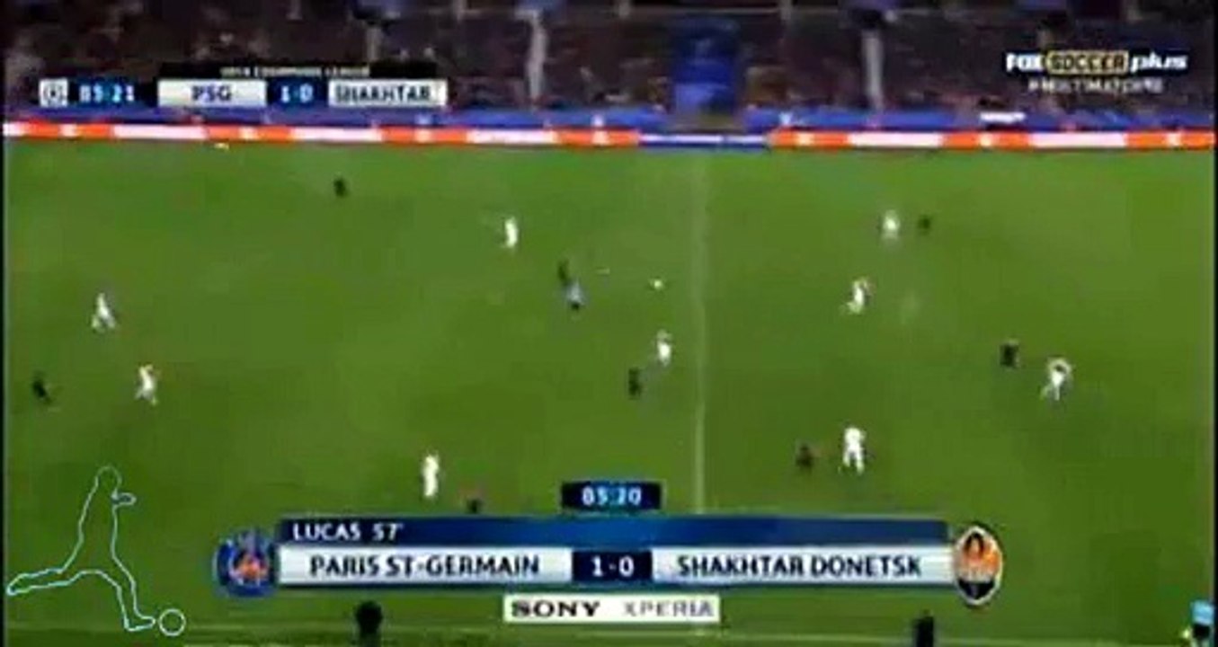 Zlatan Ibrahimovic Great Goal PSG 2 - 0 Shakhtar (UCL) 2015