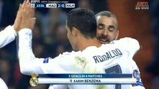 Real Madrid vs Malmo 8-0 RESUMEN GOLES All Goals Highlights Champions 08.12.2015
