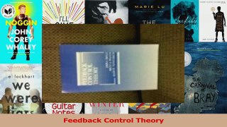 Read  Feedback Control Theory Ebook Free