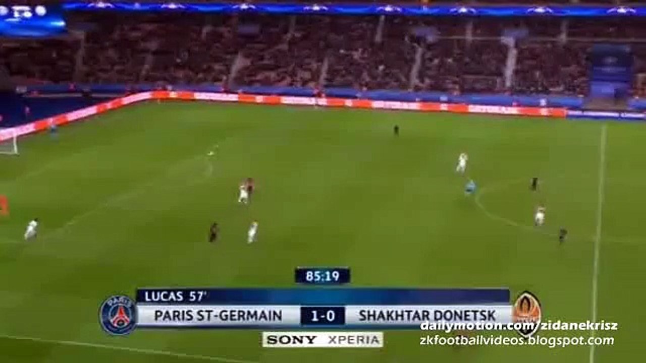 2-0 Zlatan Ibrahimovic Goal - Paris SG vs. Shakhtar 08.12.2015
