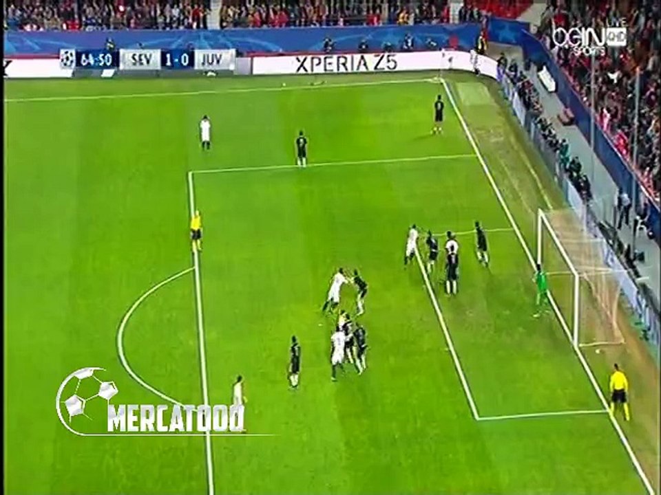 اهداف مباراة ( إشبيلية 1-0 يوفنتوس ) دورى ابطال اوروبا