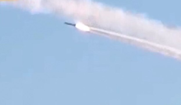 Кадры ракетного удара по ИГИЛ с российской подлодки из Средиземного моря