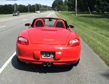 Porsche 987 Boxster with Fabspeed Maxflo Muffler and Sport Headers