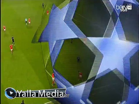 اهداف مباراة ( أتلتيكو مدريد 2-1 بنفيكا ) دورى ابطال اوروبا