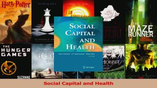 PDF Download  Social Capital and Health PDF Full Ebook