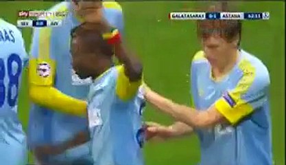 Patrick Twumasi Goal - Galatasaray 0-1 FC Astana - 08-12-2015 HD