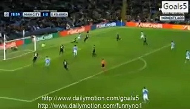 Raheem Sterling Goal Manchester City 2 - 2 Monchengladbach Champions League 8-12-2015