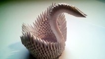 Cisne modular de papel Origami