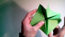 Como hacer un árbol de papel sin pegamento (decoración navideña) Origami