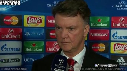 Wolfsburg 3-2 Man United - Louis van Gaal Post Match Interview
