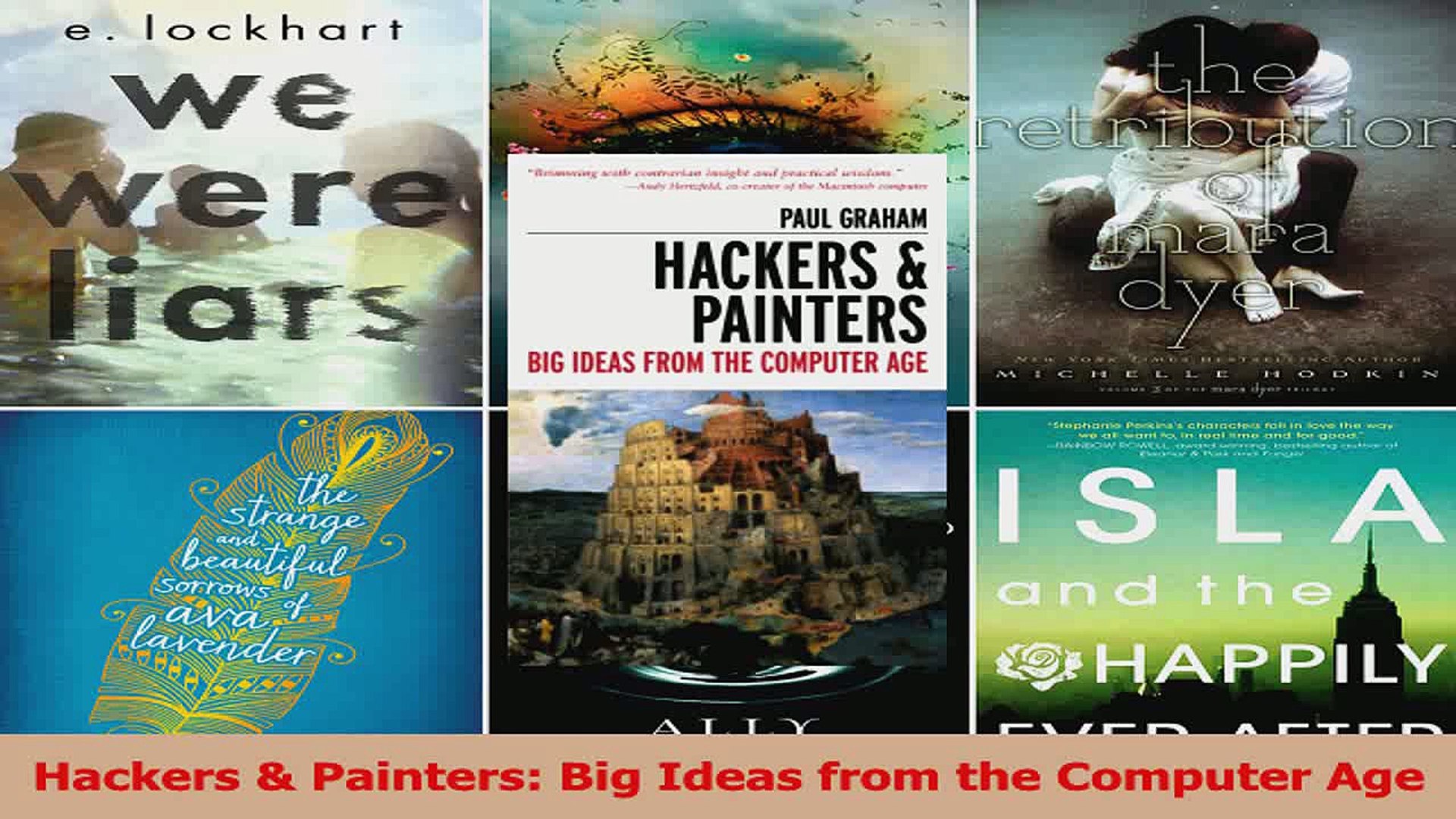 Download Hackers Painters Big Ideas From The Computer Age Ebook Free Video Dailymotion