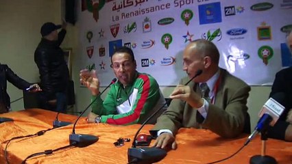 الندوة الصحفية  لمدربي بركان ووجدة