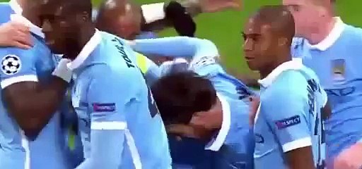 Manchester City 4 - 2 Borussia M'gladbach - Full Highlights - 08122015