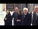 Roma - Vaticano: incontro tra il Presidente Mattarella e Papa Francesco (08.12.15)