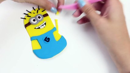 Play Doh Minions How to Make a Minion DIY Миньоны пластилин 最好的爪牙 Toy Videos