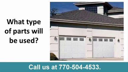Garage Door Repair Newnan GA 770-504-4533