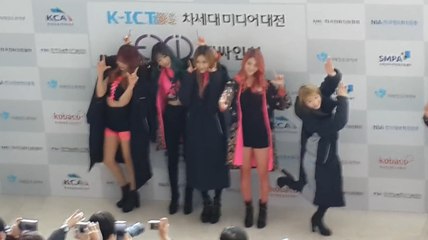 FANCAM - EXID @ K-ICT Next Generation Media Festival 151209