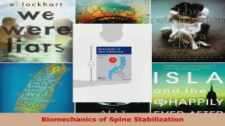 Biomechanics of Spine Stabilization Download Online