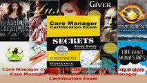 Read  Care Manager Certification Exam Secrets Study Guide Care Manager Test Review for the Care Ebook Free