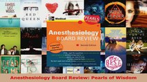 Download  Anesthesiology Board Review Pearls of Wisdom PDF Free