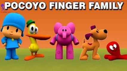 Pocoyo Finger Family Nursery Rhymes for Children | Pocoyo Cartoon Animated English Rhymes