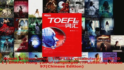 Read  Words to class mind  TOEFLiBT vocabulary  with CD 1  ZHANG Hongyan of Languages Ebook Free