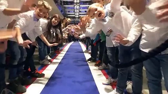 Rafael Nadal plays STRIP tennis with Tommy Hilfiger models