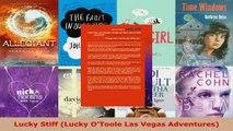 Read  Lucky Stiff Lucky OToole Las Vegas Adventures Ebook Free