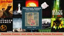 Read  Peruvian Poemsand other Poems Poemas Peruanos EBooks Online