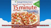 Weight Watchers Best of 5 INGREDIENT 15 MINUTE RECIPES FALL 2012 Single Issue Magazine
